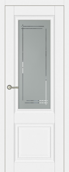 Дверь К-21 стекло гравировка