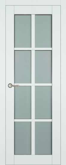 Дверь К-61/1 стекло матовое с решёткой